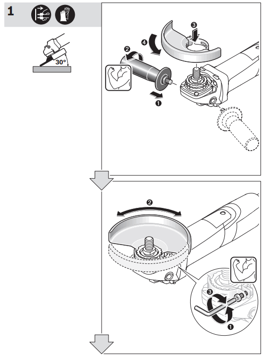 BOSCH 7-100 GWS Professional ANGLE GRINDER - fig5