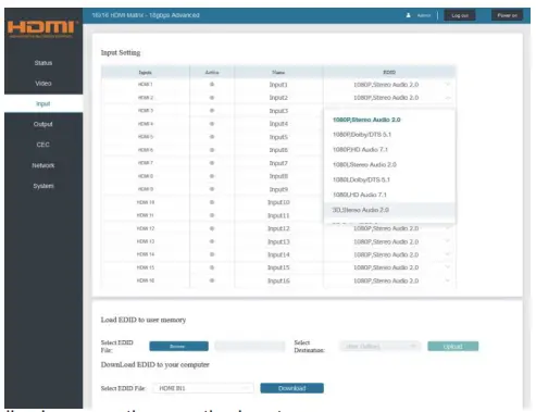 paugge ENT-MX20B16X16 HDMI Matrix ARC Function-fig10