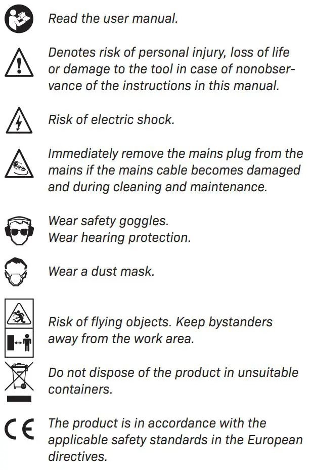 VONROC TC501AC Tile Cutter Instruction Manual - SAFETY INSTRUCTIONS