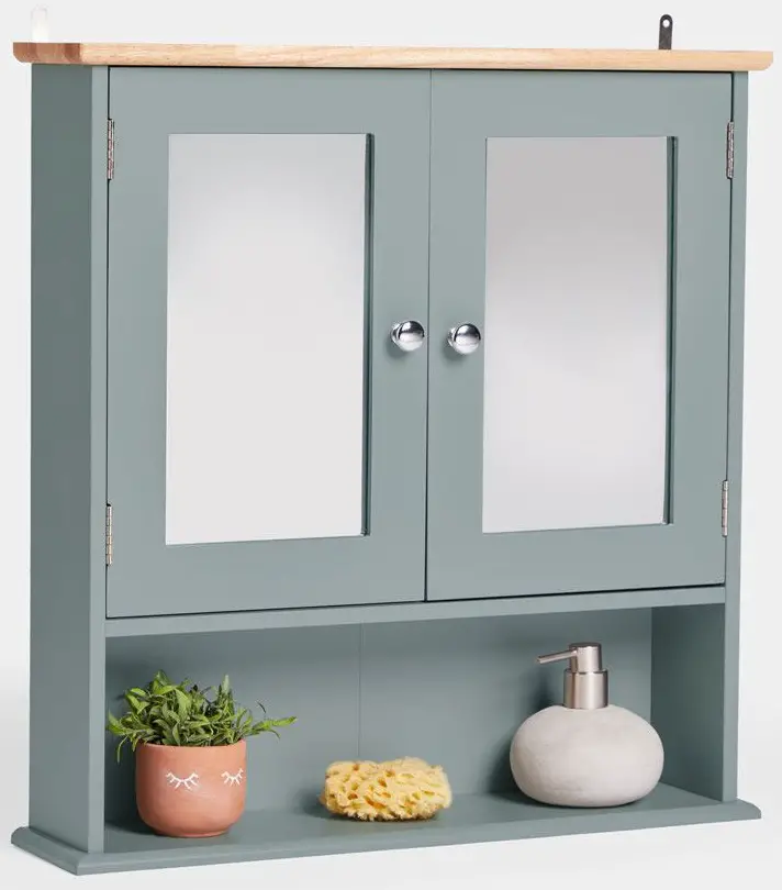 VonHaus 3000028 Mirrored Bathroom Cabinet
