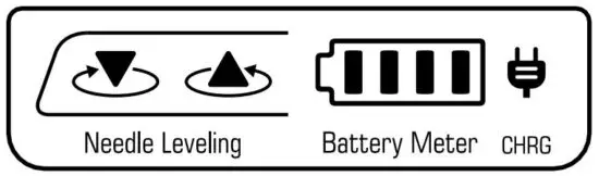 FIG 13 Indicative light for height leveling