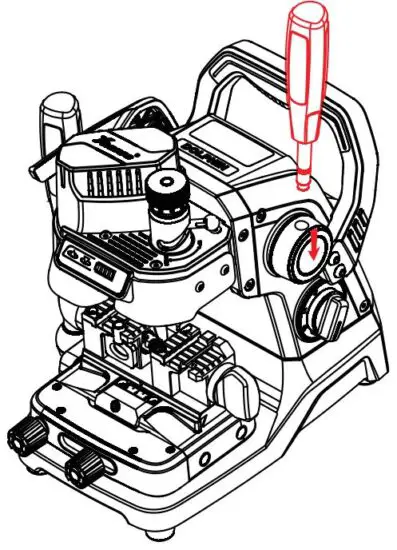 FIG 19 Main handle installation
