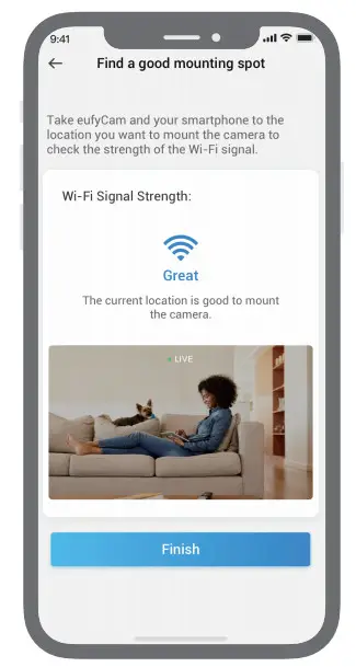 EUFYCAM 2C Wire-Free HD Security Camera - mounting