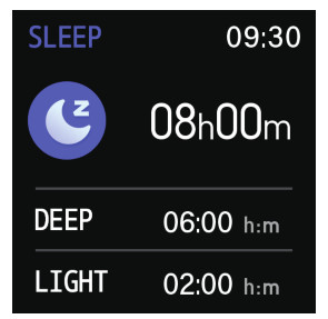 Popglory Smart Watch - Sleep data