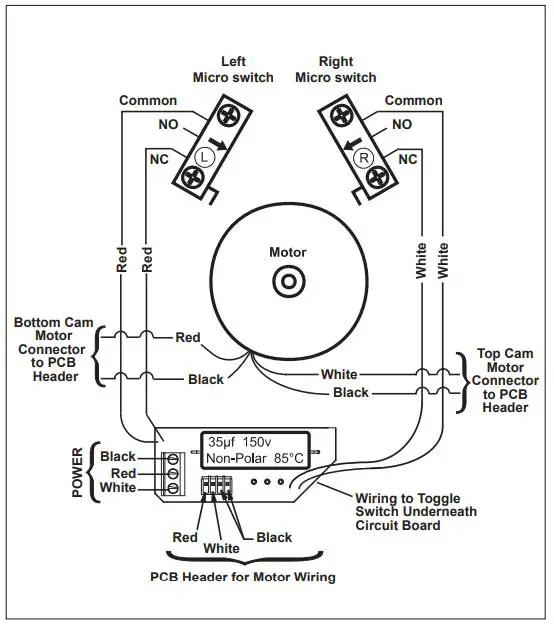 Jandy JVA 2444 Pro Series Valve Actuator - JVA's with Toggle Switch 2