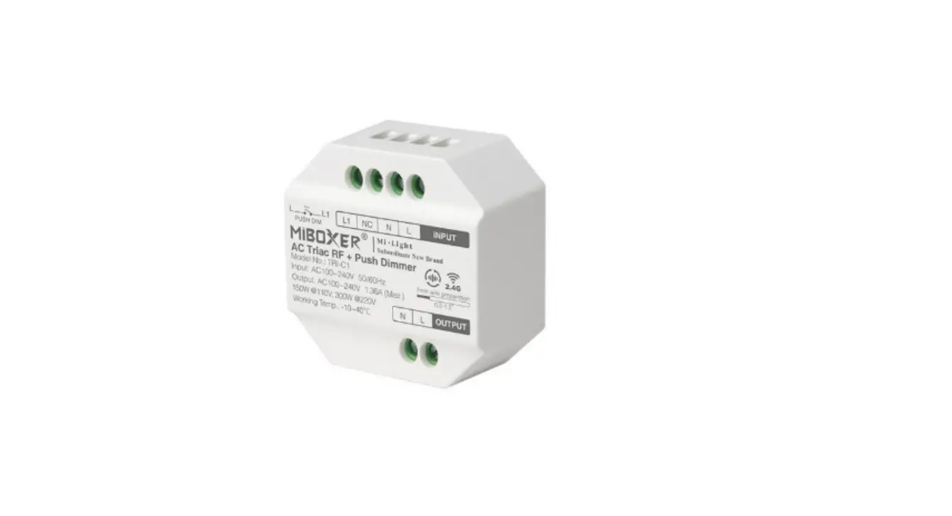 Miboxer Tri-c1 Ac Triac Rf Plus Push Dimmer User Manual