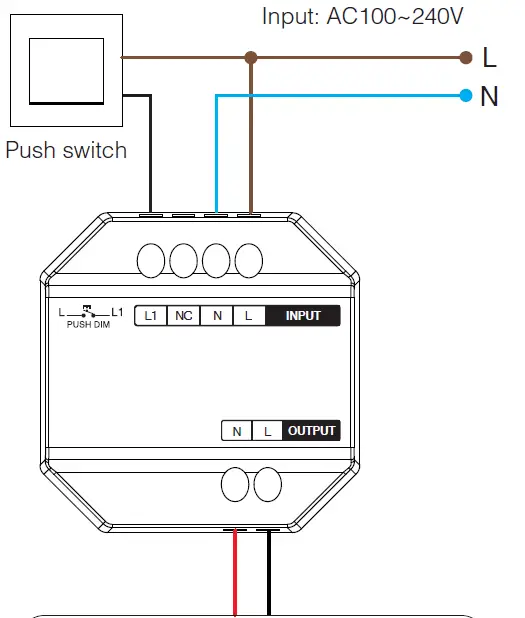 MIBOXER-TRI-C1-AC-Triac-RF-Plus-Push-Dimmer-User-Manual-FIG-2