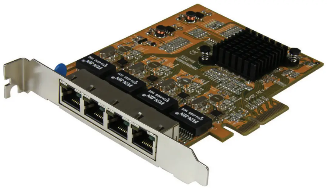 StarTech com ST1000SPEX43 PCIe Gigabit Network Card 4 Port