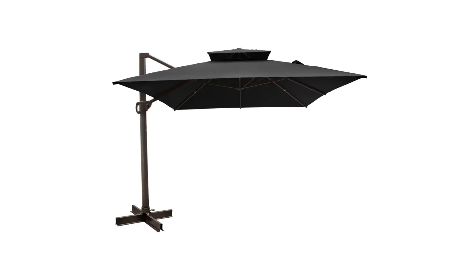 Backyard 10x13ft Rectangle Offset Umbrella With Resin Base Instruction Manual