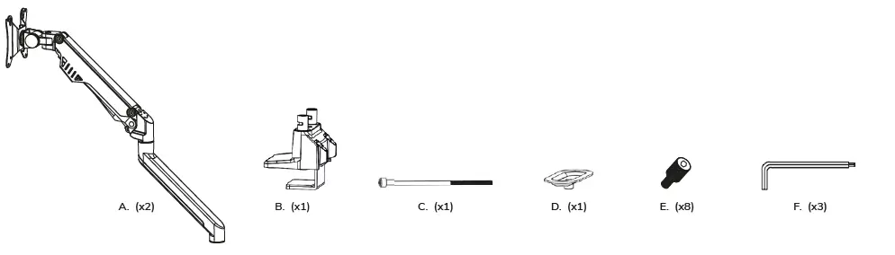 Neomounts FPMA-D750D Monitor Desk Mount fig (2)