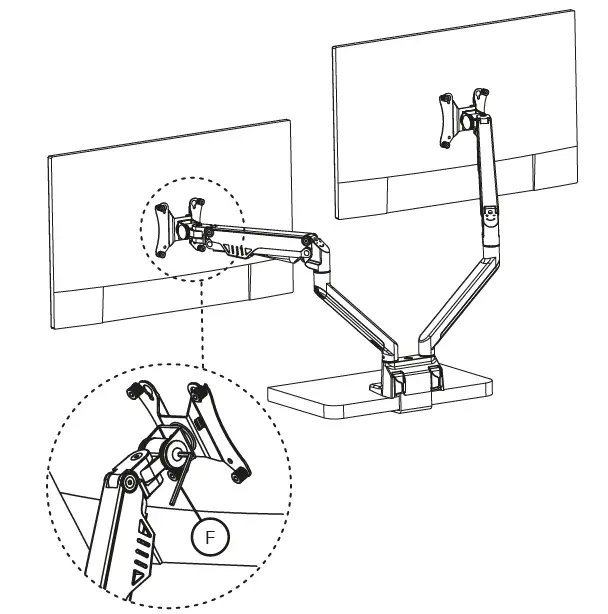 Neomounts FPMA-D750D Monitor Desk Mount fig (5)