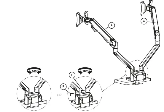 Neomounts FPMA-D750D Monitor Desk Mount fig (7)