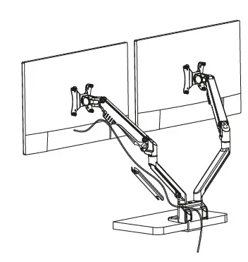 Neomounts FPMA-D750D Monitor Desk Mount fig (9)