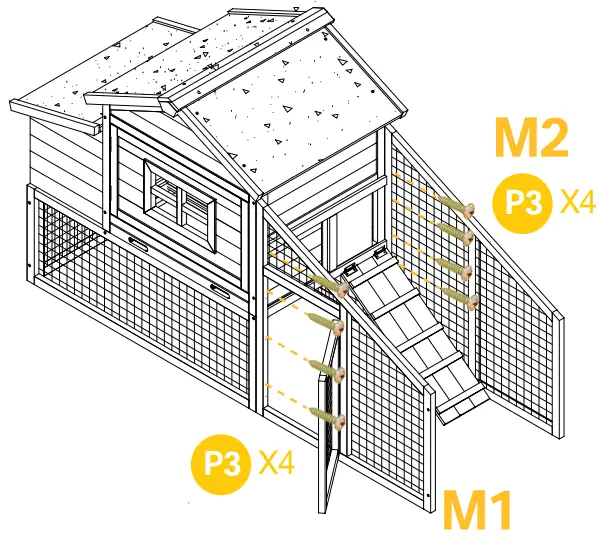 aivituvin AIR 23 Outdoor and Indoor Chicken Coop-fig16