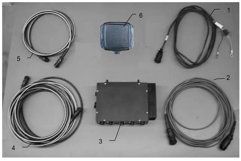 HARVEST TEC 437T Power Cable and Main Wiring Harness - fig21
