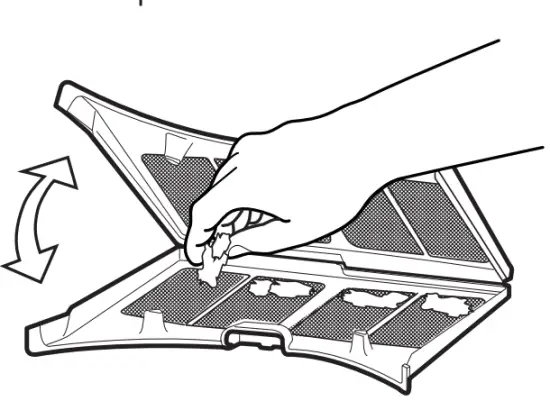 CLEANING THE LINT FILTER