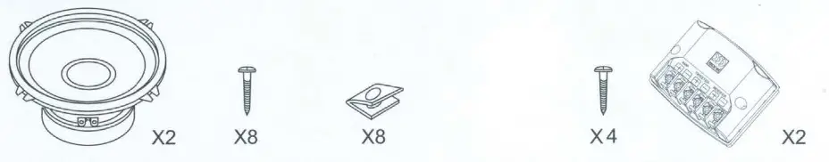 morel 502 2 Way Speakers Content Woofer