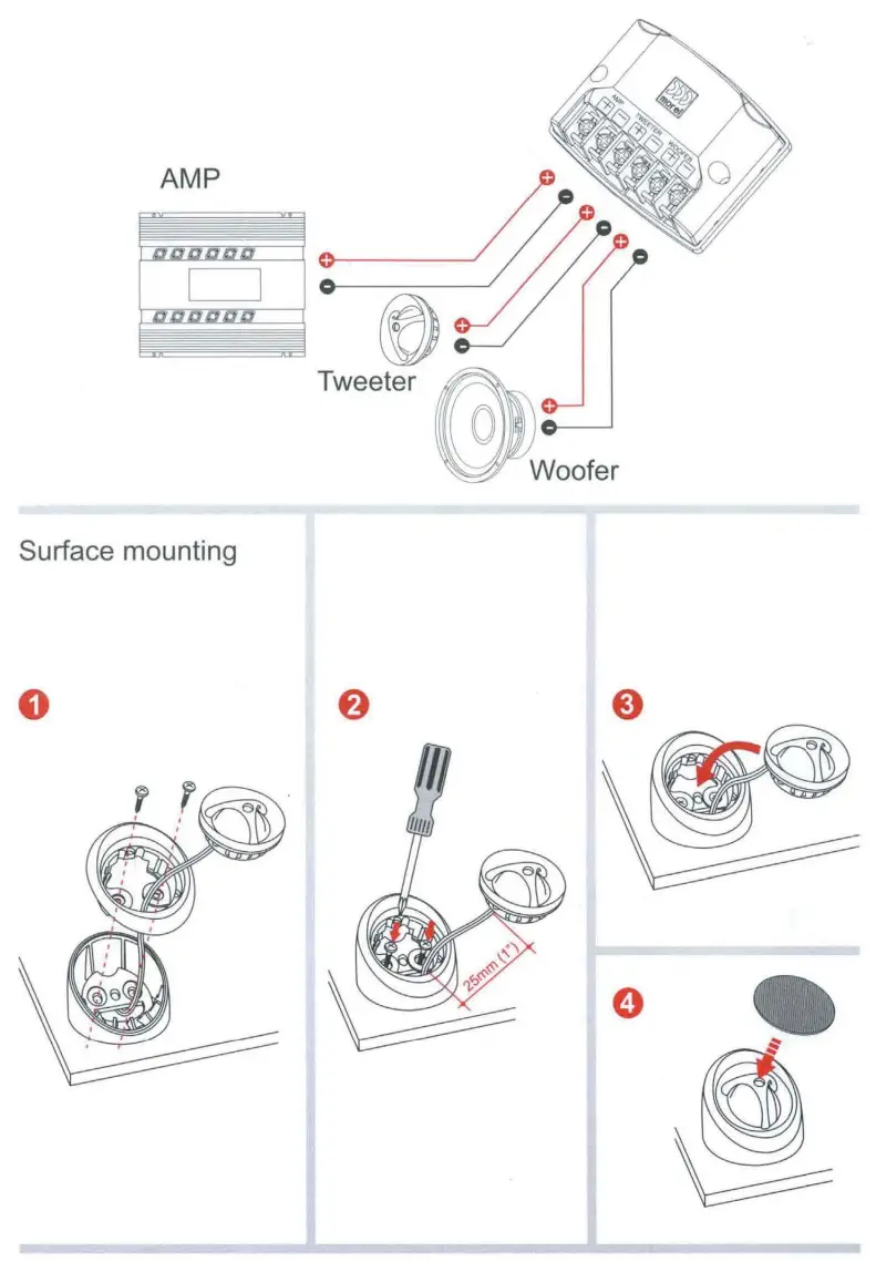 morel 502 2 Way Speakers Crossover Connection