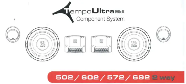 morel 502 2 Way Speakers fig
