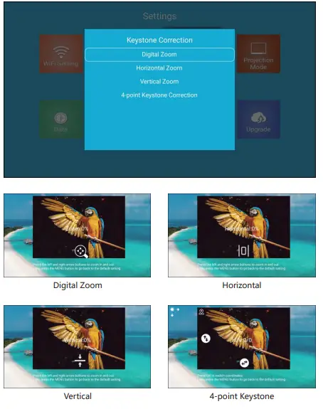 WEWATCH 1 Native 1080P Video Projector-16
