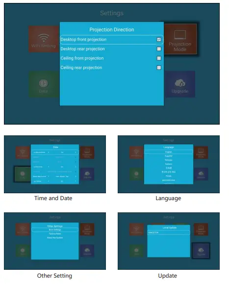 WEWATCH 1 Native 1080P Video Projector-17