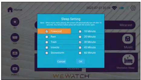 WEWATCH 1 Native 1080P Video Projector-7