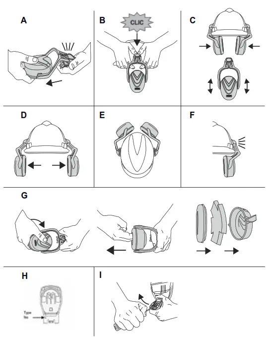 MSASafety 10190356 V Gard HP Low Medium and High Hearing Protectionc- fig