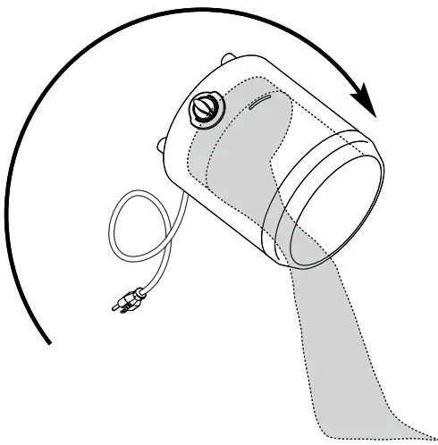 EMPTY WATER FROM WATER VESSEL BASIN