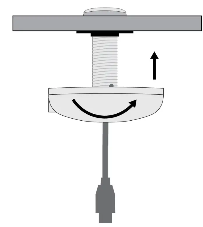 SHURE MXA-MUTE Network Mute Button-network port1