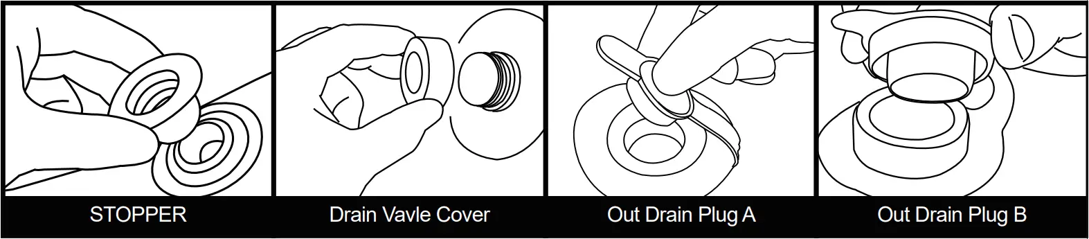EXIT 14ft Pool Wood Ø488 X 122cm With Dome And Sand Filter Pump - FIGURE 39