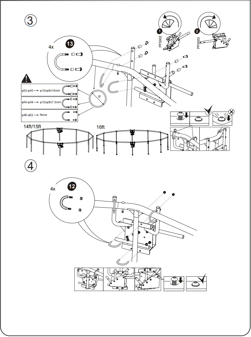 EXIT 14ft Pool Wood Ø488 X 122cm With Dome And Sand Filter Pump - FIGURE 4