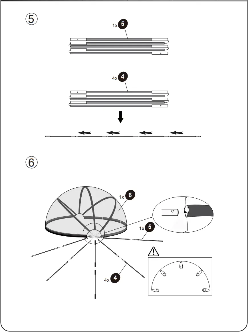 EXIT 14ft Pool Wood Ø488 X 122cm With Dome And Sand Filter Pump - FIGURE 5