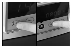 Press the Temperature button