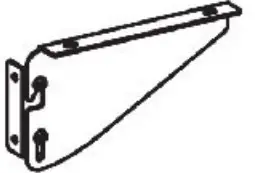 Left Bracket for Side Shelf