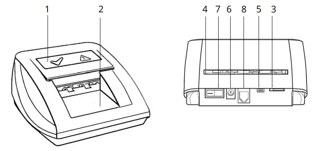 AccuBANKER D470 Automatic QuadScan Counterfeit Bill Detector - Figure 2