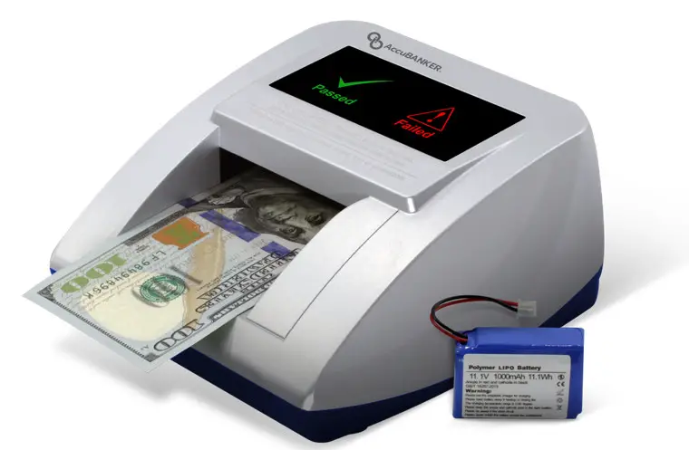AccuBANKER D470 Automatic QuadScan Counterfeit Bill Detector