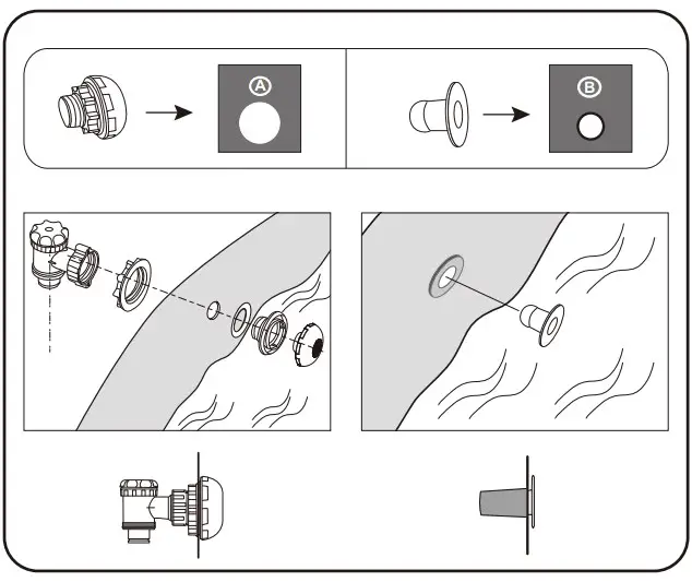 CONNECTION VALVE ASSEMBLY