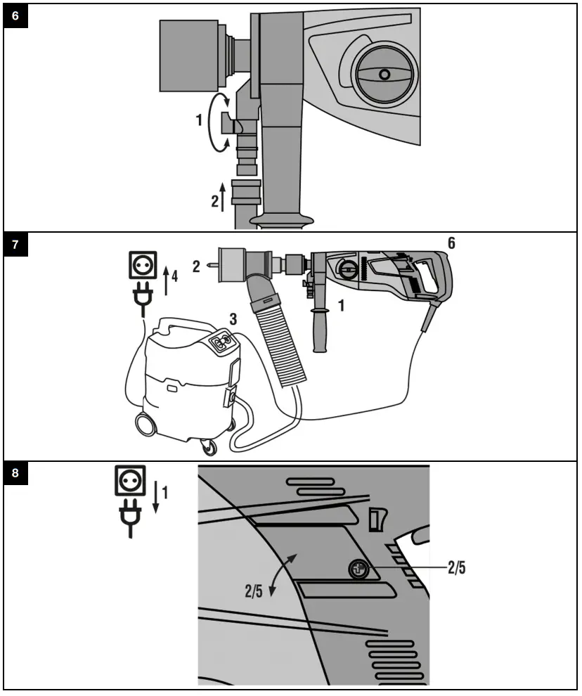 HILTI DD 110­W Diamond Core Drills fig 1