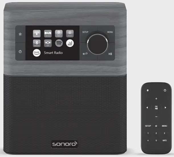 sonoro Stream SO 411 Internet Radio with WiFi DAB Plus and Bluetooth-