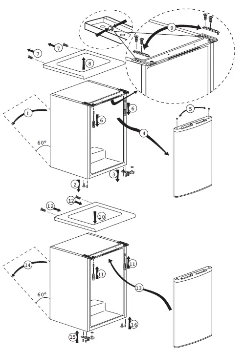 beko TSE1284N Refrigerator 8