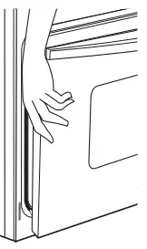 REPLACING THE THERMAL OVEN DOOR