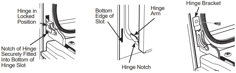 REPLACING THE THERMAL OVEN DOOR