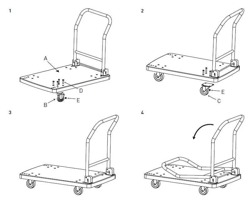 HENDI-810514-Platform-Trolley-fig-2