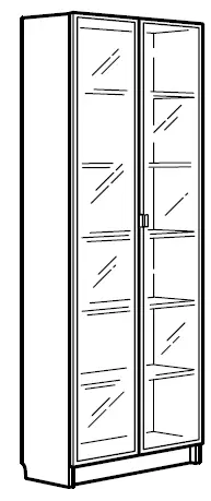 IKEA-BILLY-OXBERG-Bookcase-fig-1