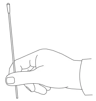 Abbott BinaxNOW COVID-19 Ag Card Home - Take swab out