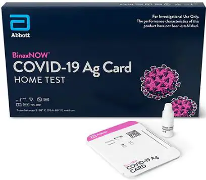 abbott binaxnow covid-19 ag card home test-PRODUCT
