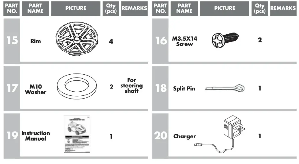 HTI HK050V-075050 Electric Car - 2