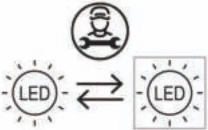 Replaceable LED only