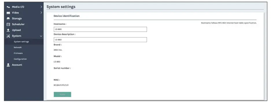Arec LS-860 Media Station - Figure 11