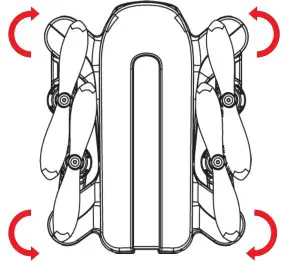 Sky Watcher DF9420 Foldable Drone - drone & transmitter 1